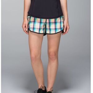 Lululemon Checkered Speed Shorts 8